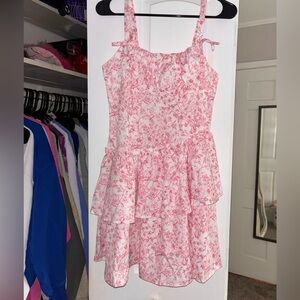 Pink Floral Dress